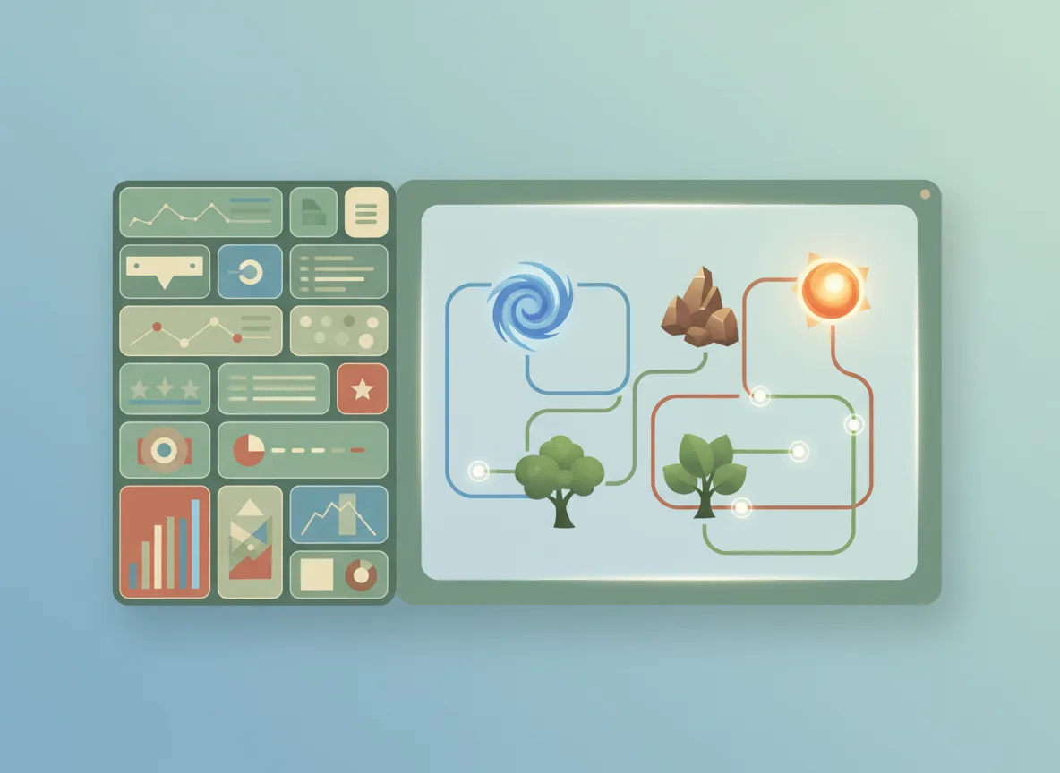 AI-generated illustration of a web app